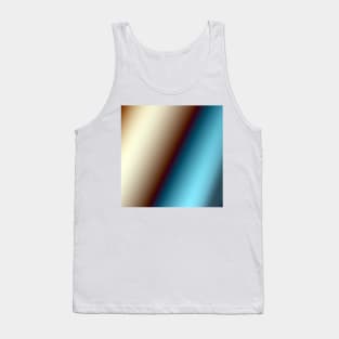 blue brown white abstract texture Tank Top